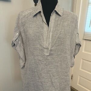 Artisan NY pullover tunic 100% linen